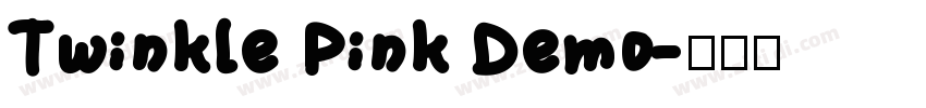Twinkle Pink Demo字体转换